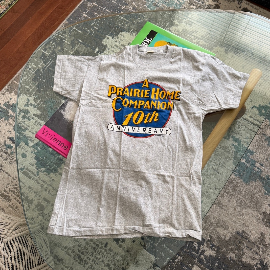 A Prairie Home Companion 1984 10th Anniversary Vintage Tee Shirt